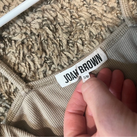 Joah Brown Tan Crop Bustier Camisole - Picture 5 of 5